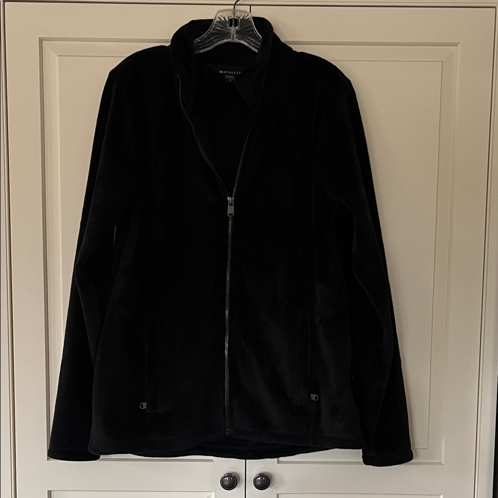 Athleta Women’s Black Lightweight Fleece Jacket